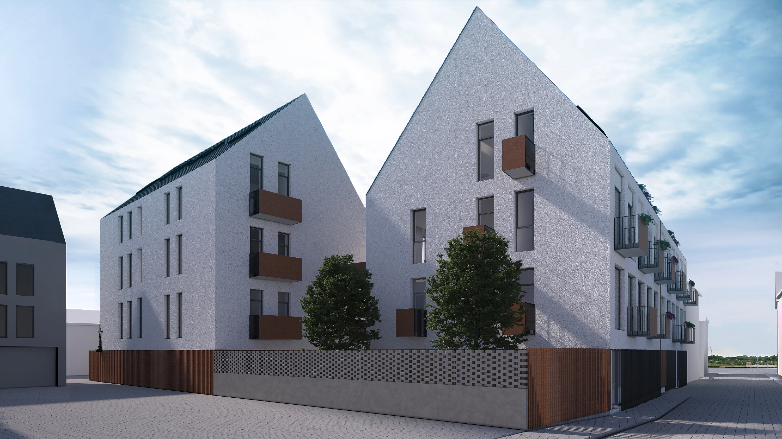 Modern building project